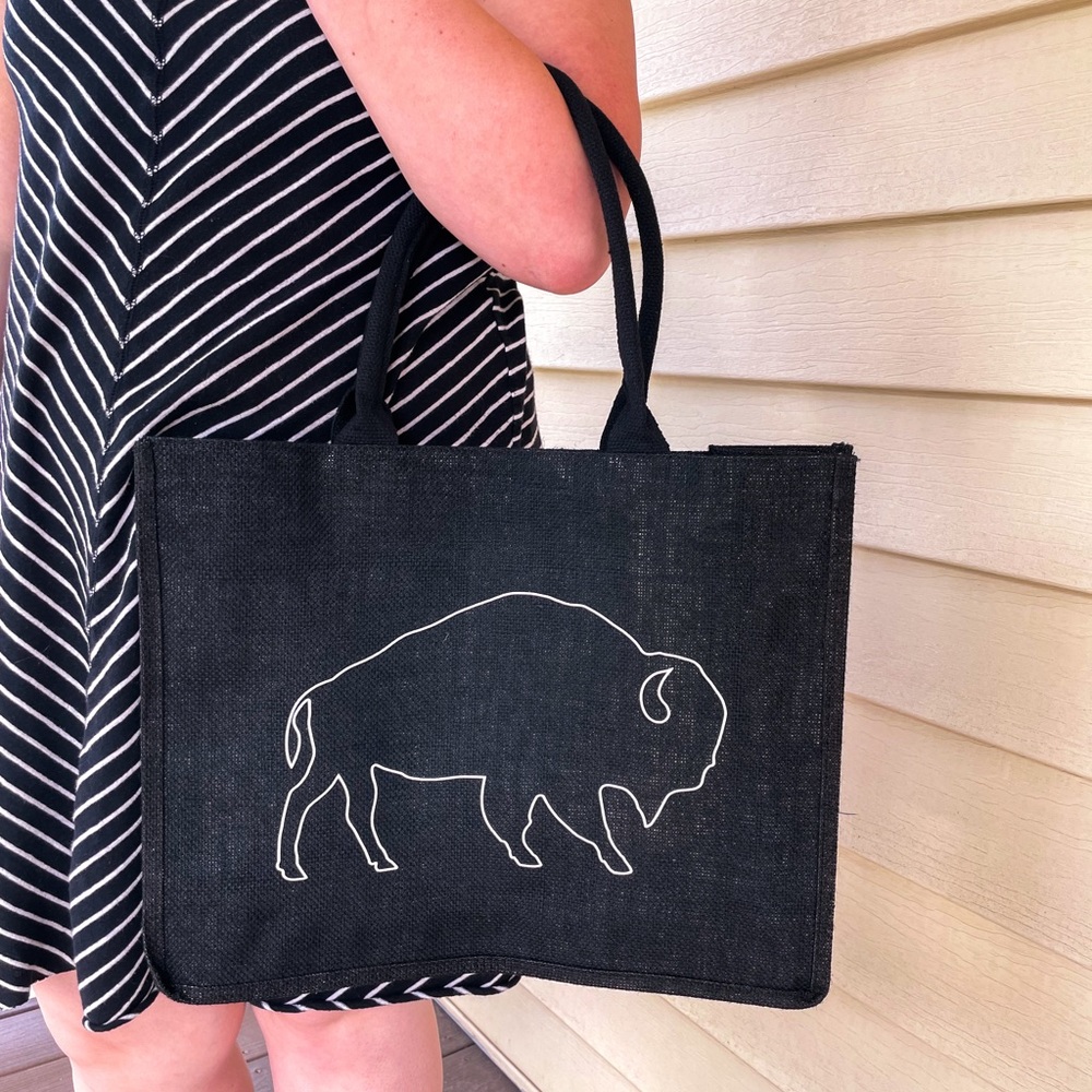Buffalo Bag // Tote Bag // Buffalo Tote Bag